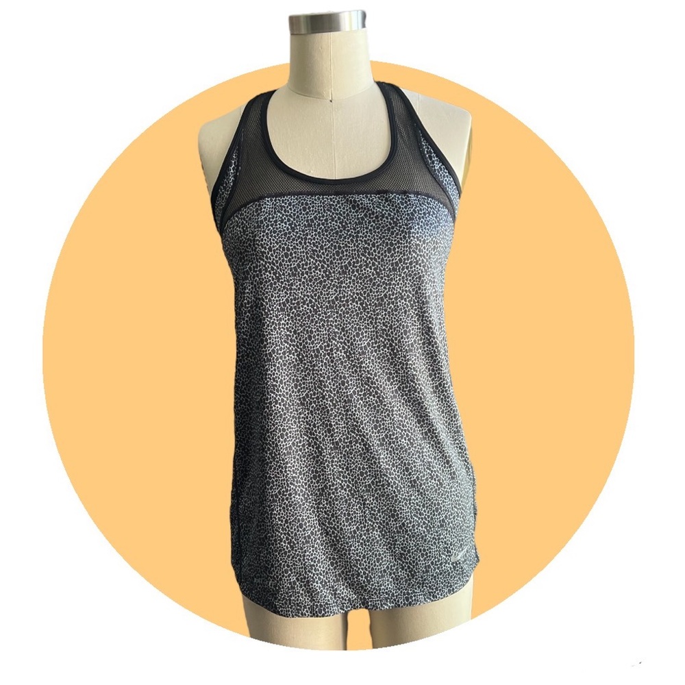 Nike Athletic Leopard Print Dri-Fit Top